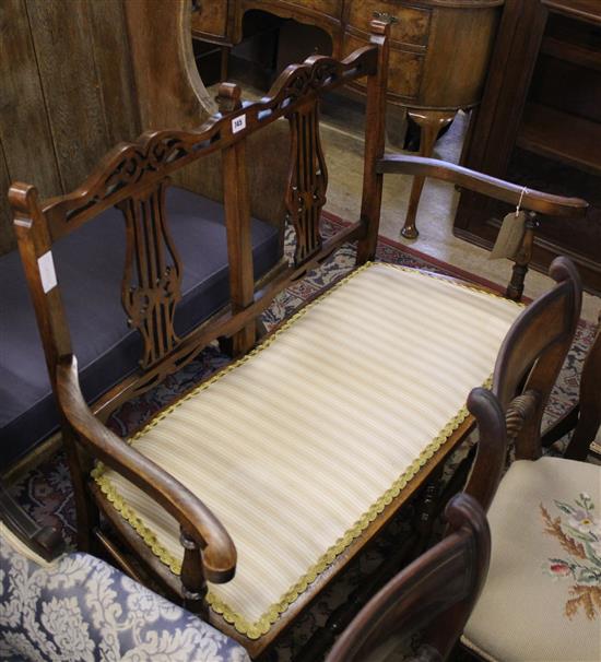Edwardian two seat sofa